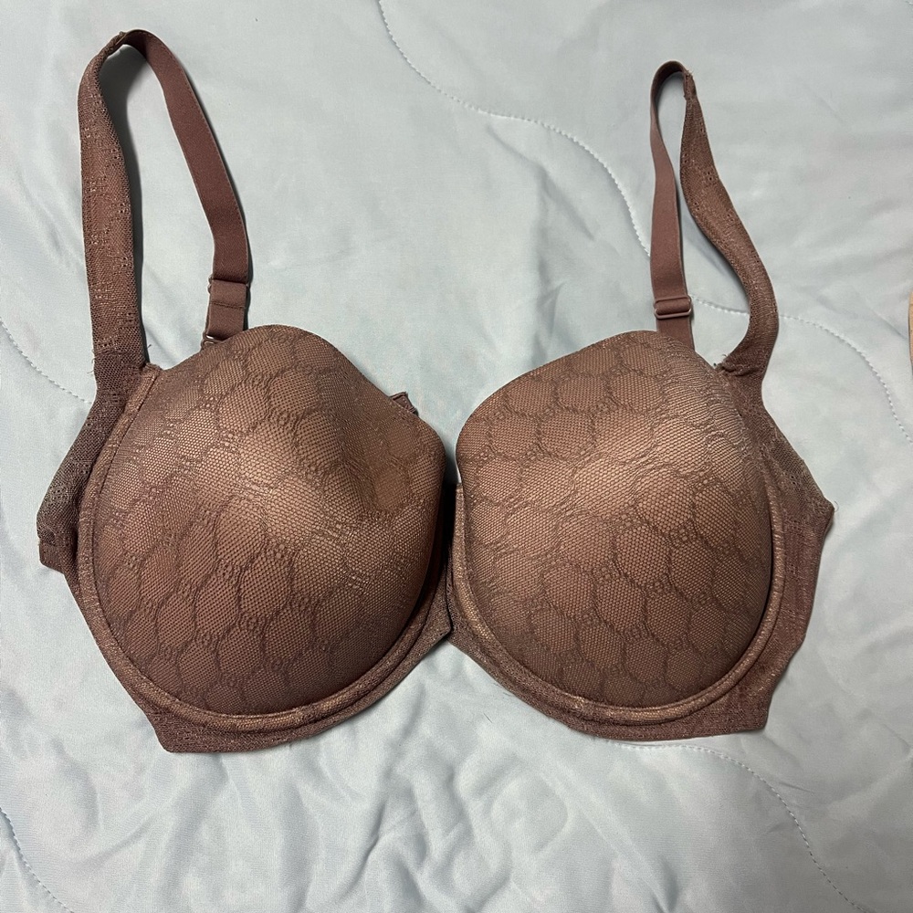 Soma Taupe Patterned Women's Bra